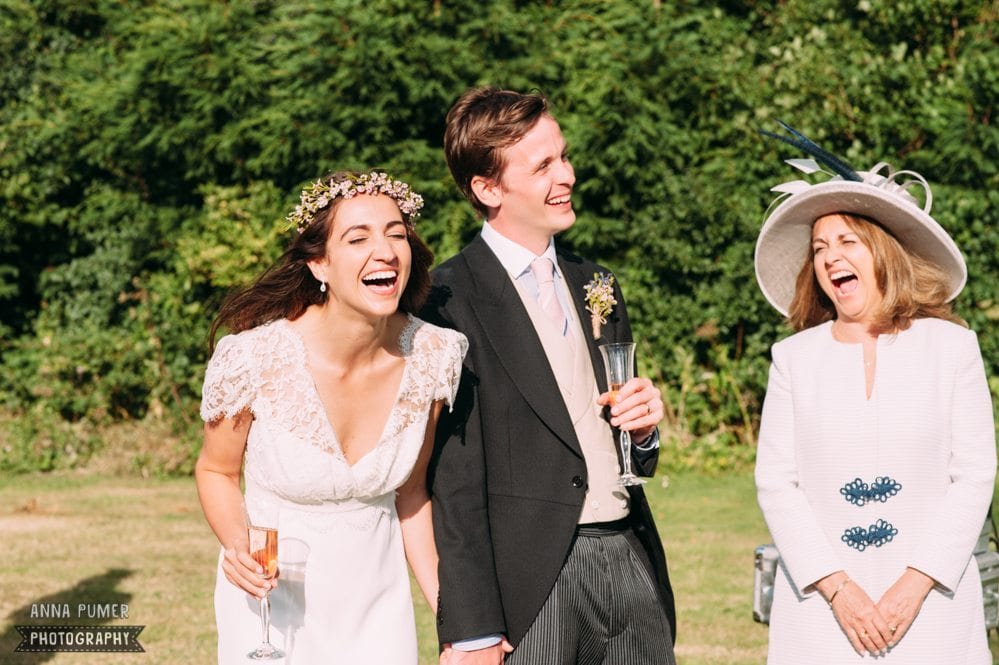field festival wedding sussex outdoor speeches