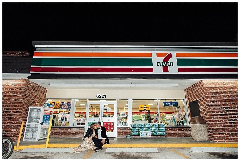 wedding lforida outside seven eleven