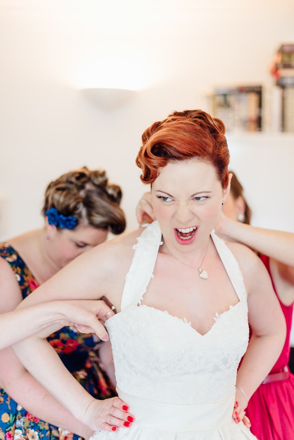 bride getting ready photo