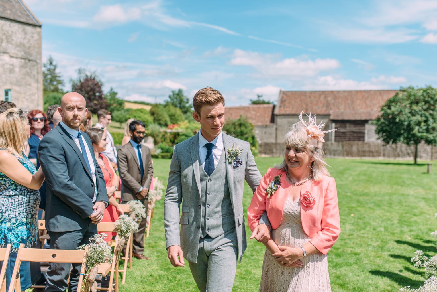 outdoor wedding ceremony