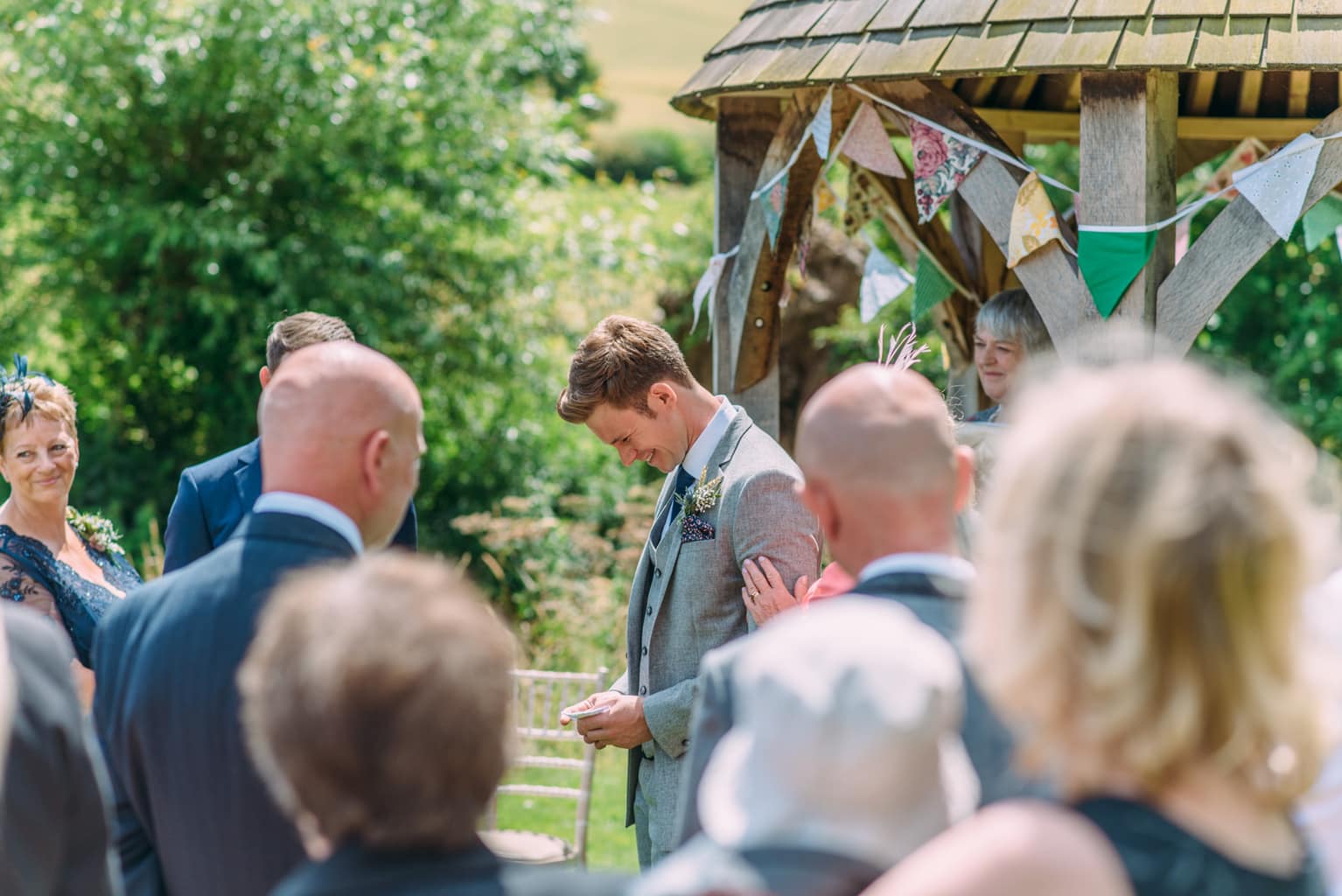 outdoor wedding ceremony