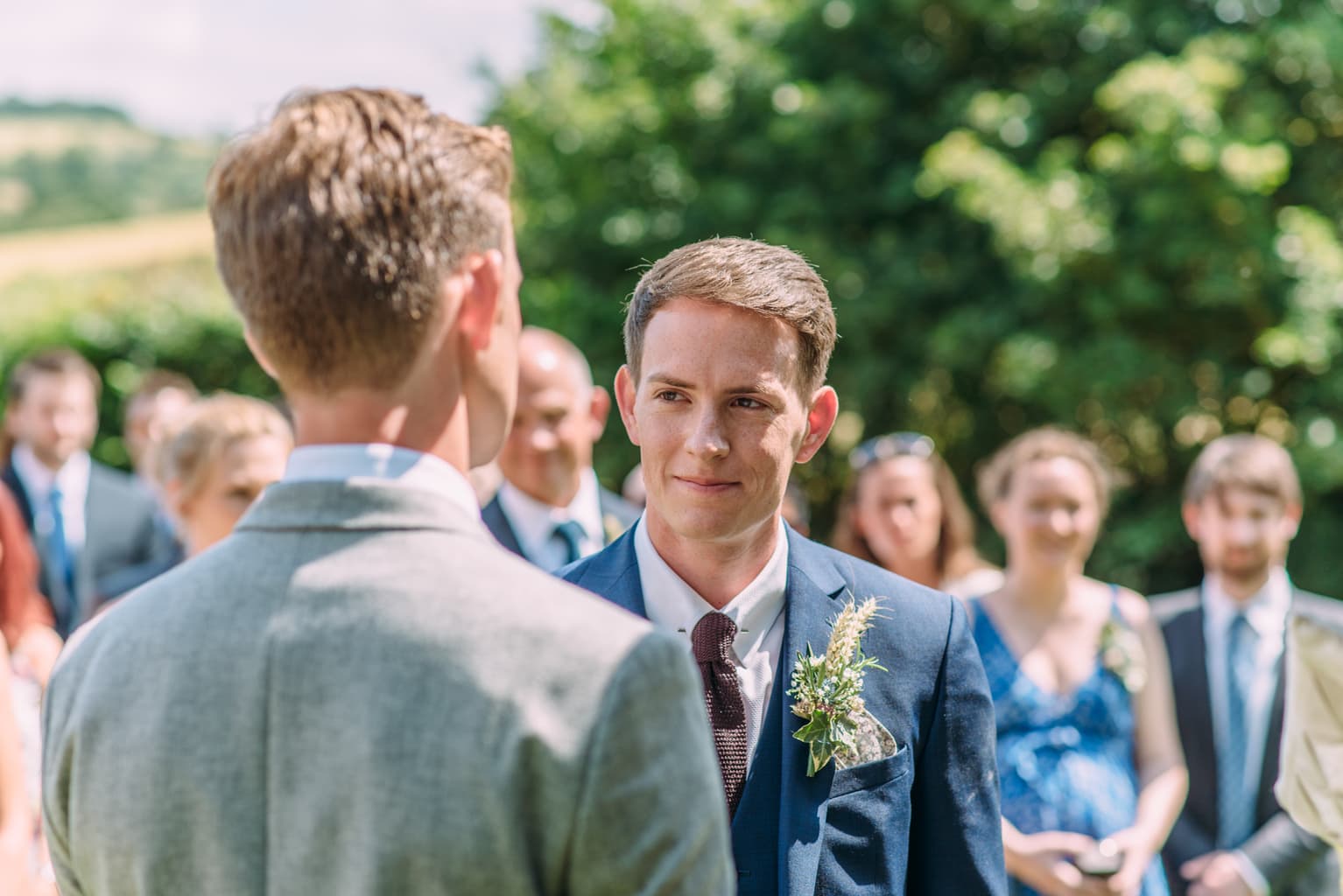 outdoor wedding ceremony