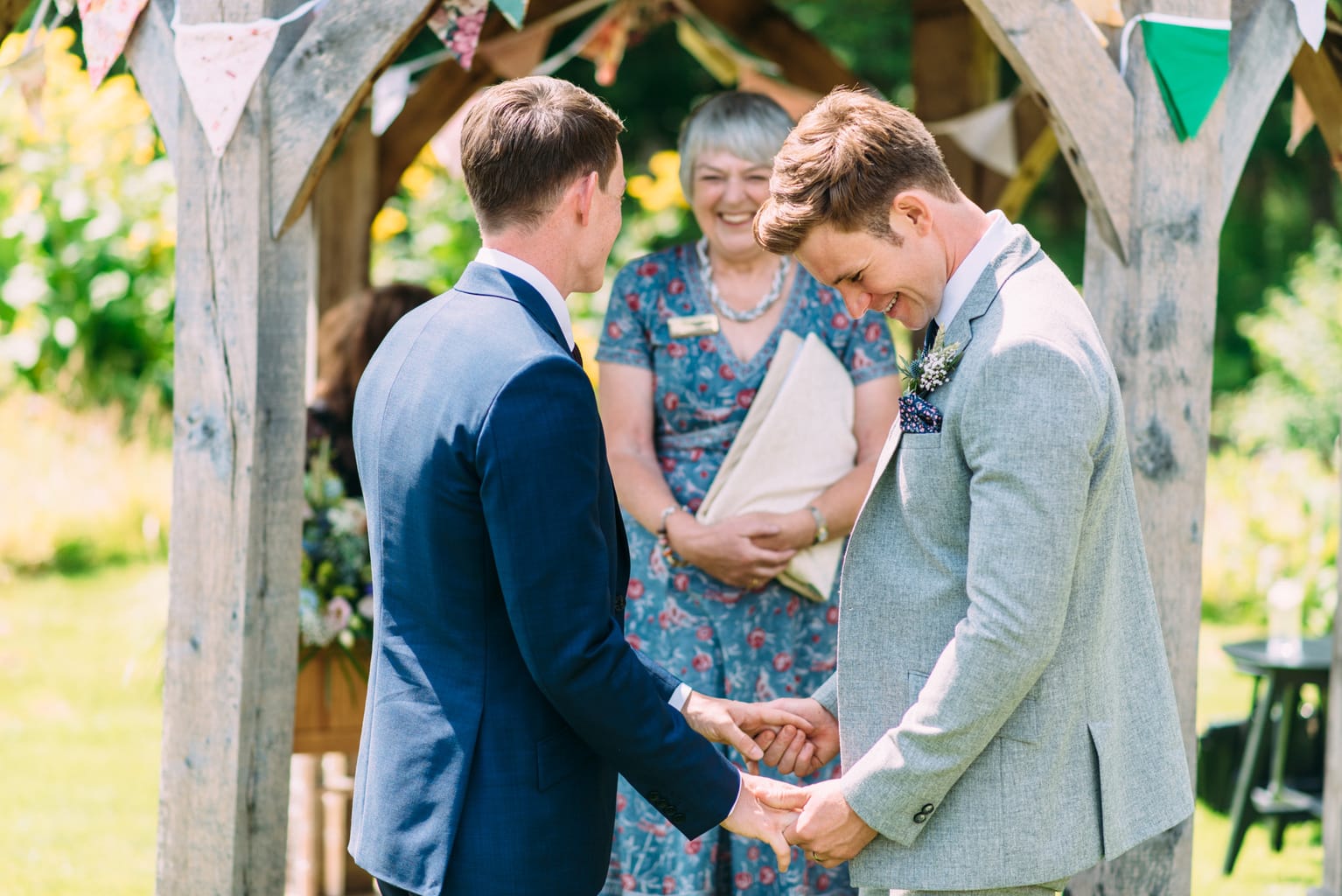 outdoor wedding ceremony