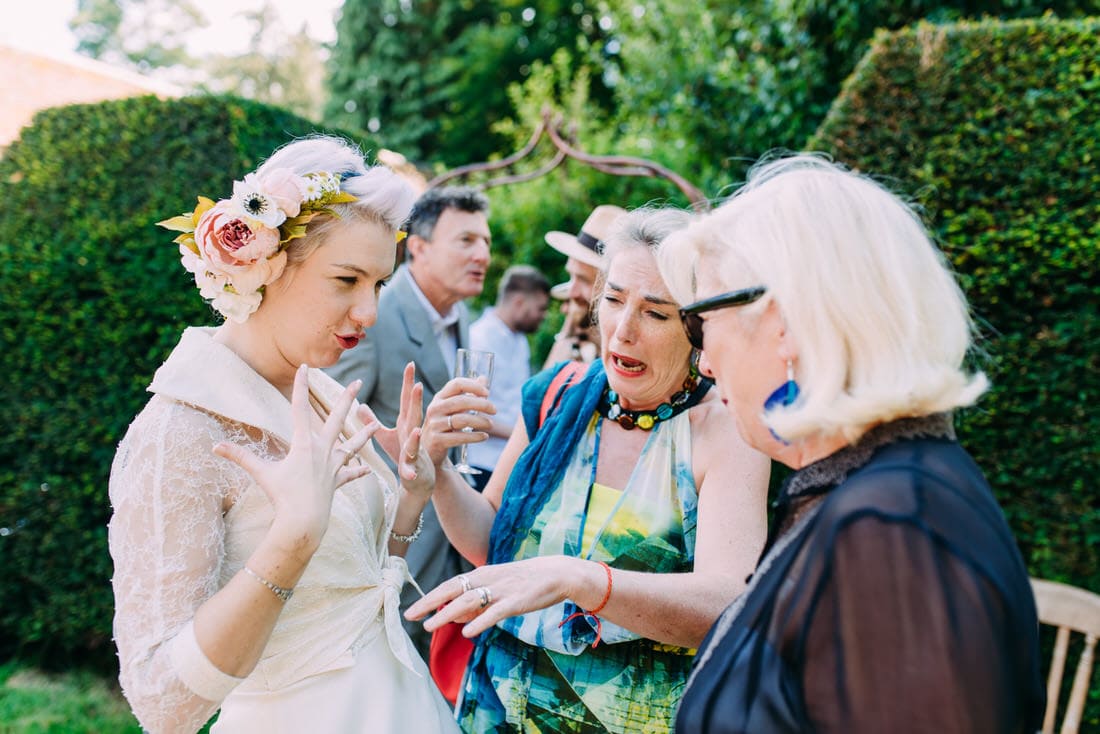 orchard wedding ceremony in kent