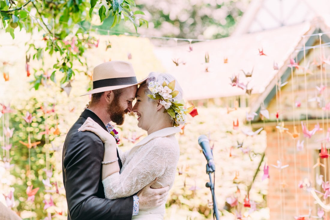orchard wedding ceremony
