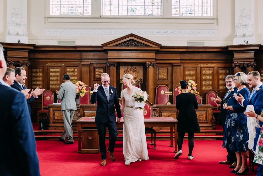 london wedding islington town hall ceremony