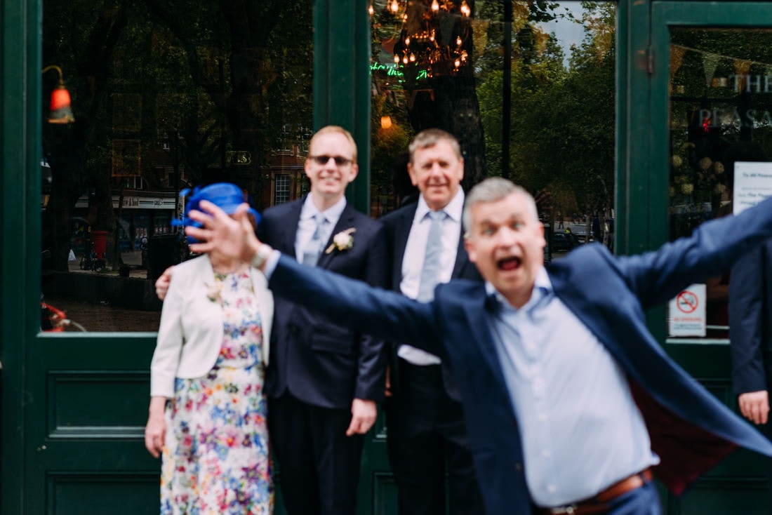wedding at the peasant pub in london