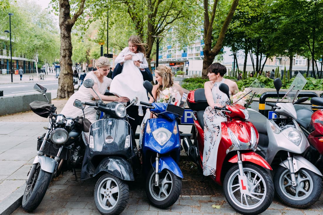 wedding at the peasant pub in london