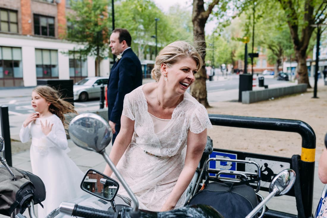 wedding at the peasant pub in london
