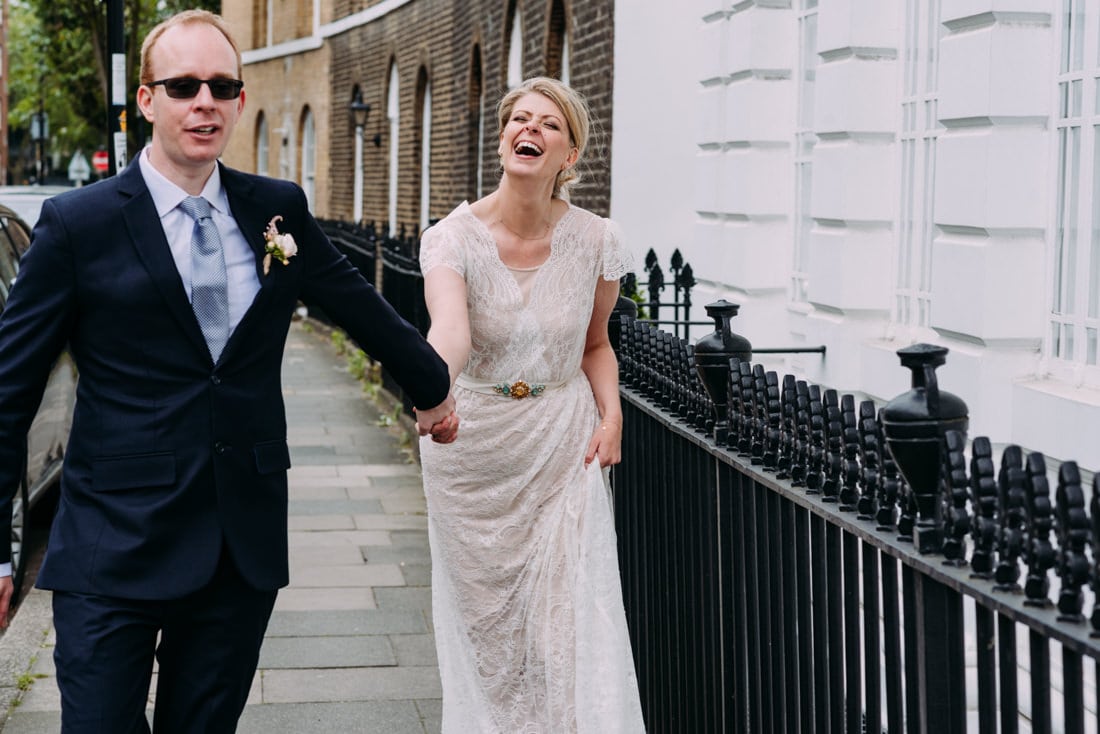 wedding at the peasant pub in london