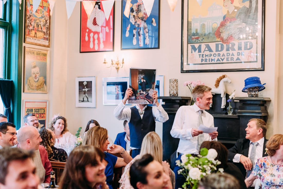 wedding at the peasant pub in london