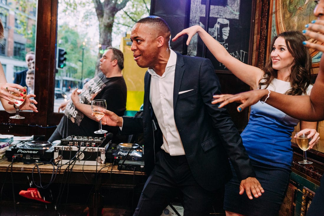 london wedding photographer at the peasant pub