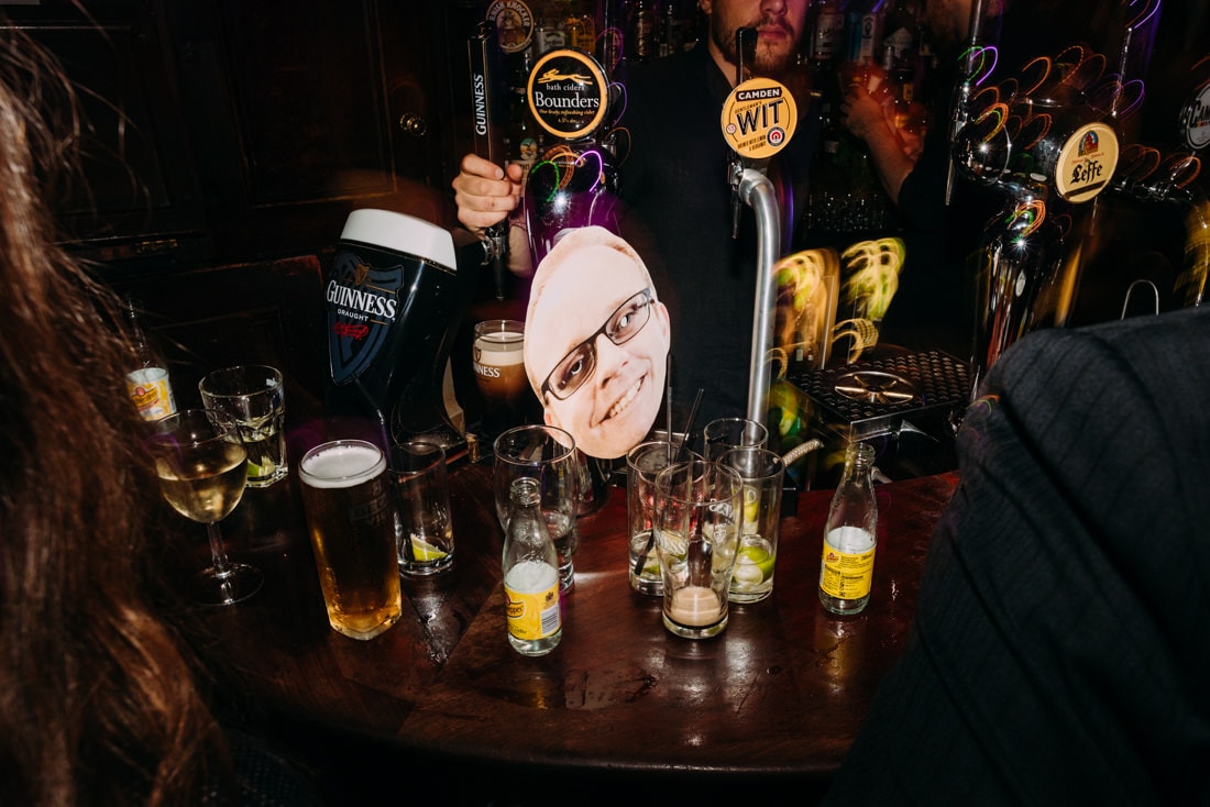 london wedding photographer at the peasant pub