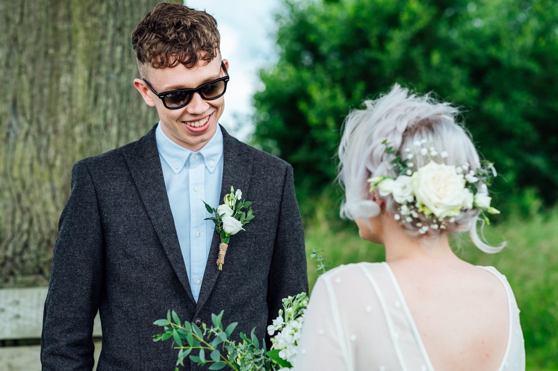 Ambr and Josh Back Garden Wedding-14