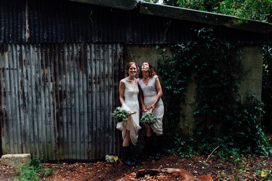 woodland portrait brides