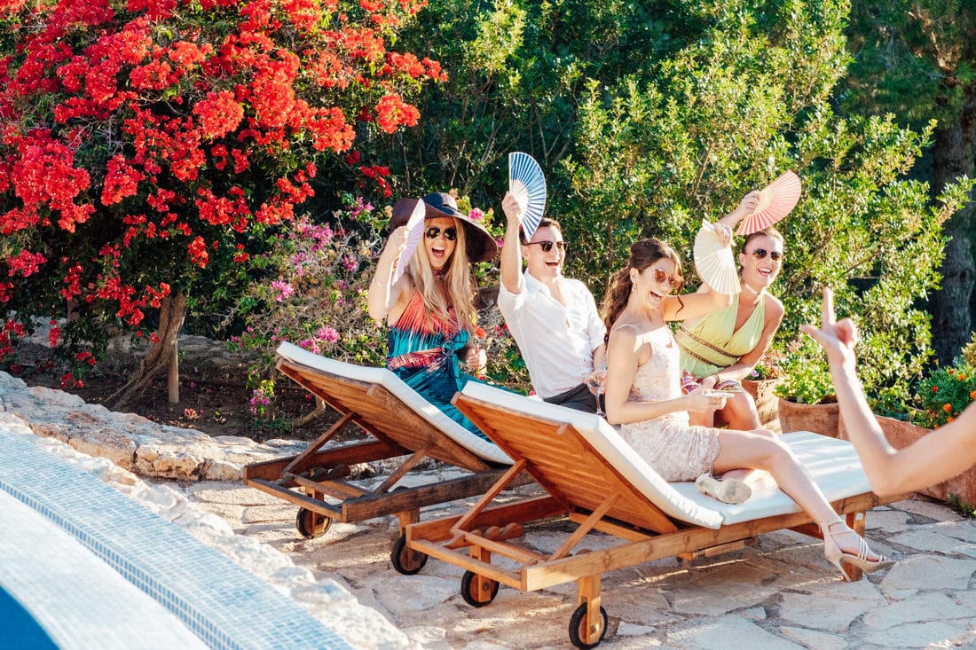 ibiza travel wedding in a villa