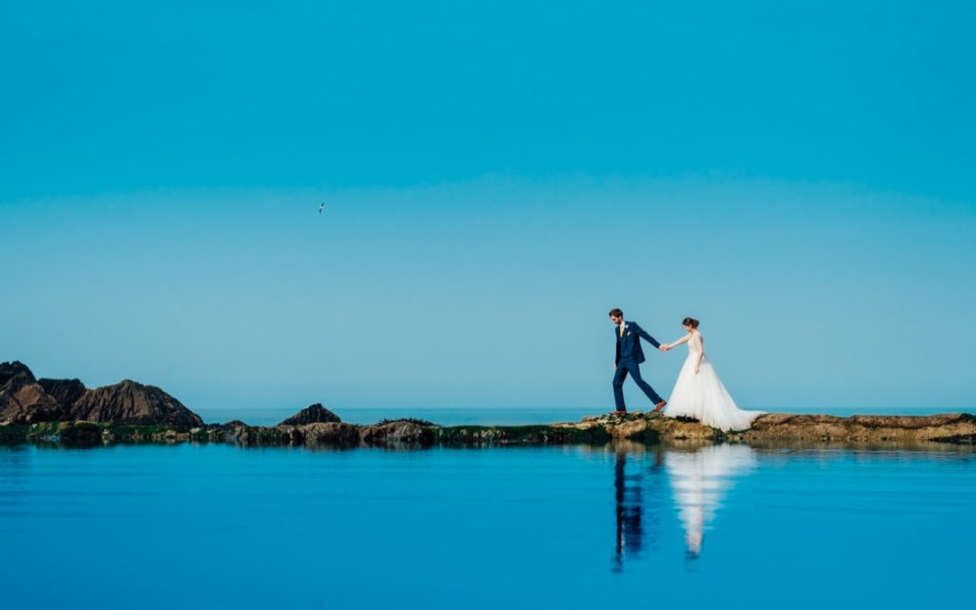 Devon Beach Wedding // Lynne + Jon