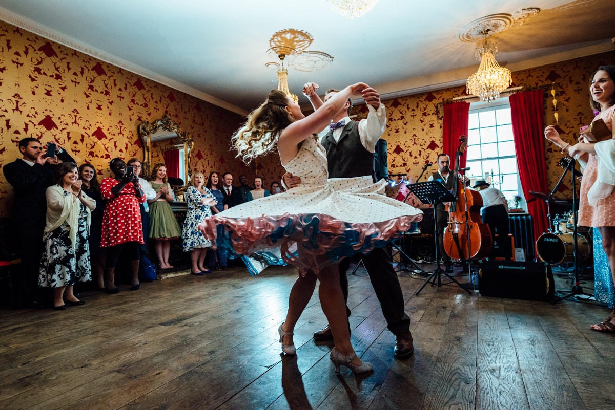 wedding at the bell in ticehurst first dance