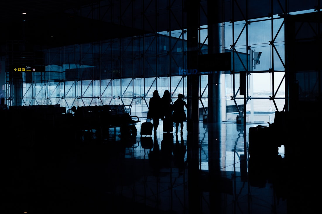 airport silhouette