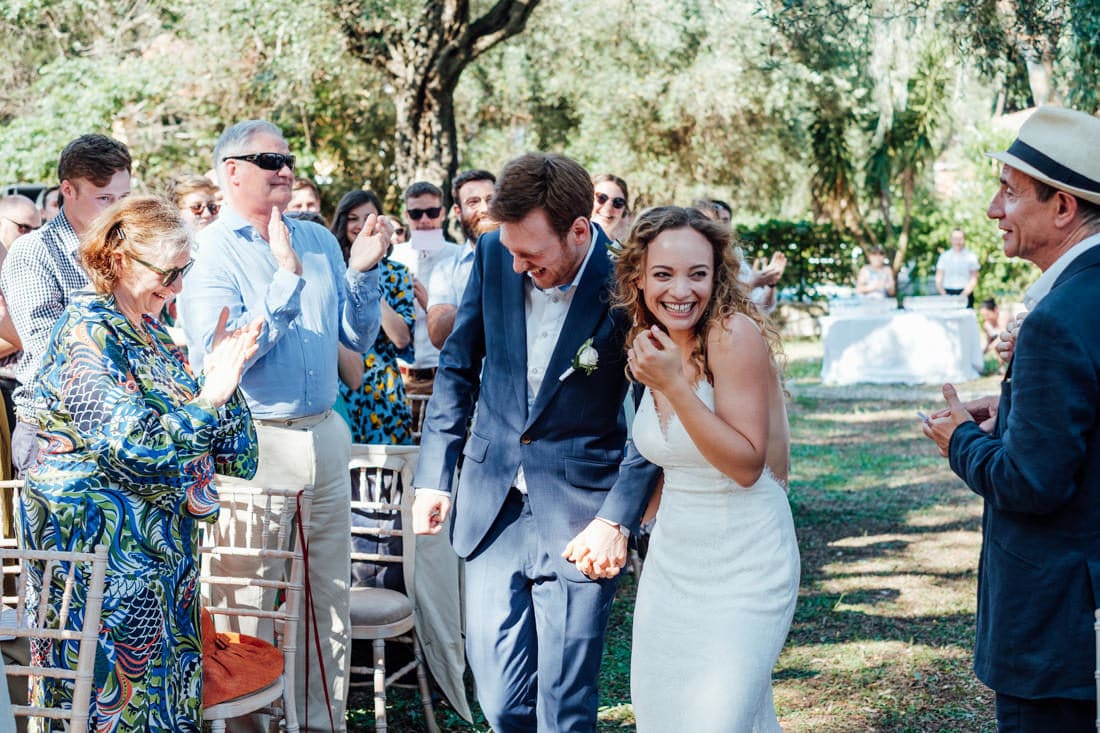 corfu greek island wedding on the beach