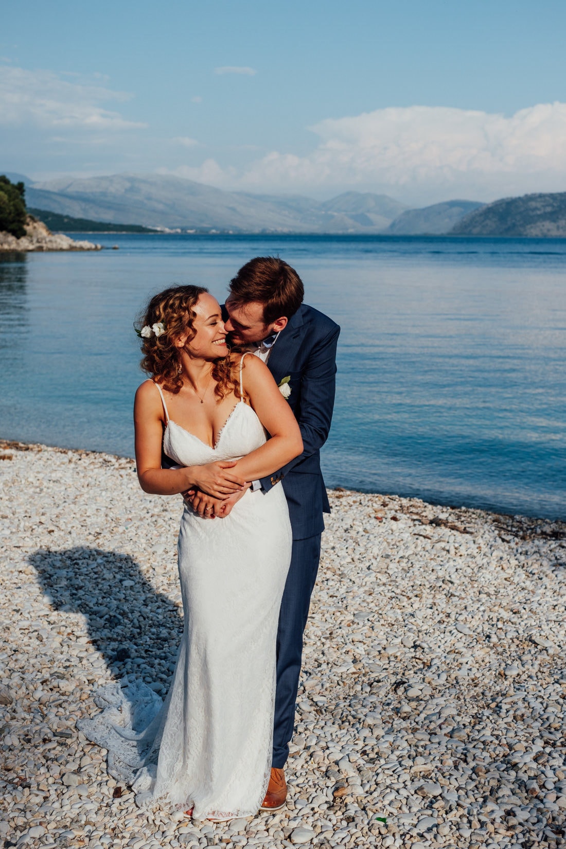corfu greek island wedding on the beach
