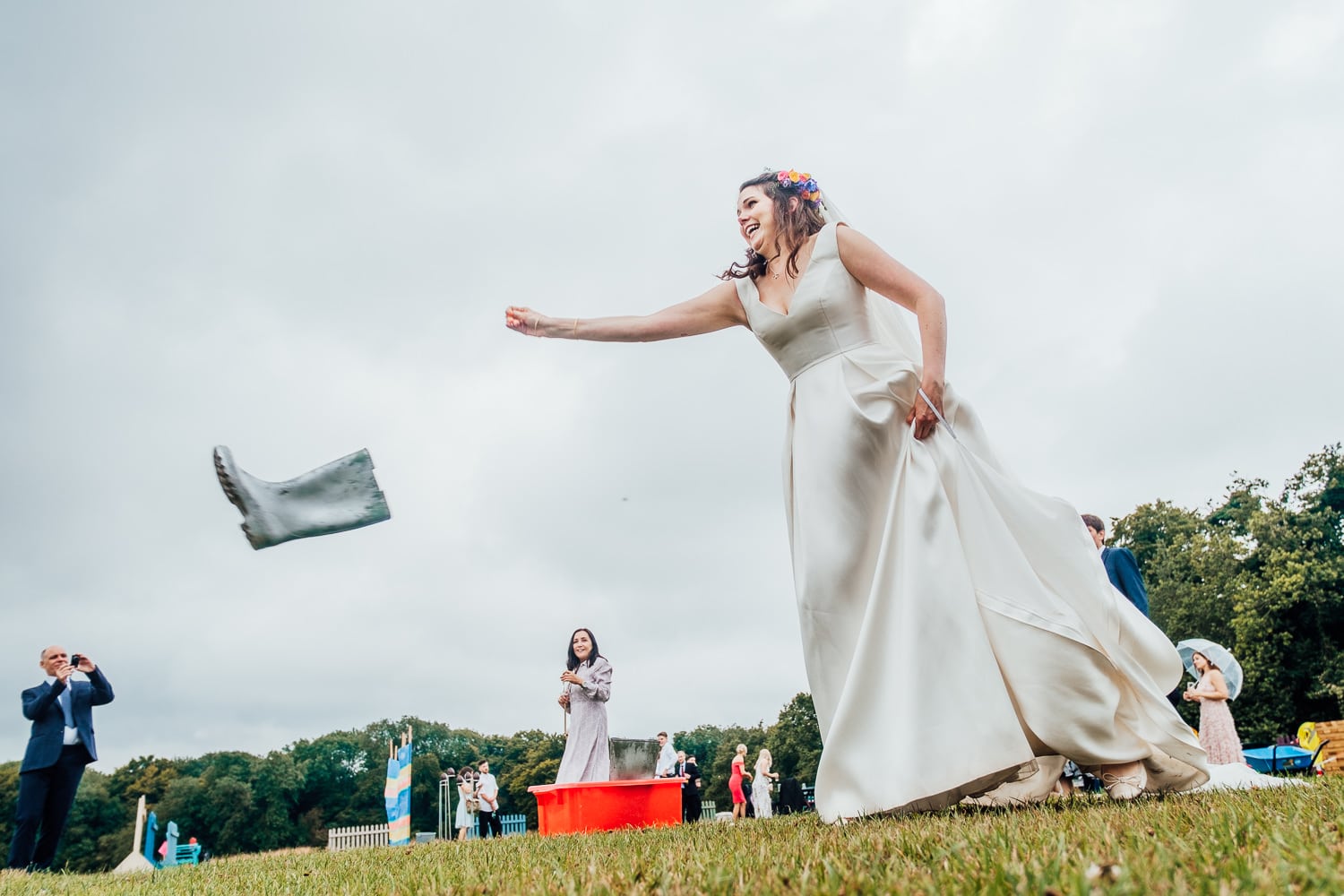 welly wanging fun wedding games for your reception