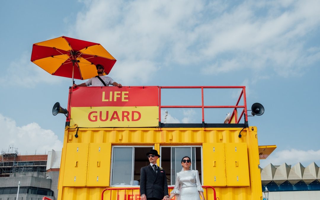 Lush Vampire’s Wife Wedding Dress // Brighton Wedding