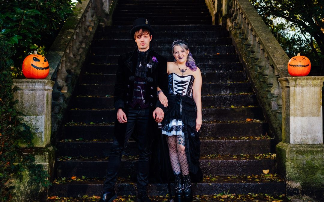 Halloween wedding // York House Twickenham